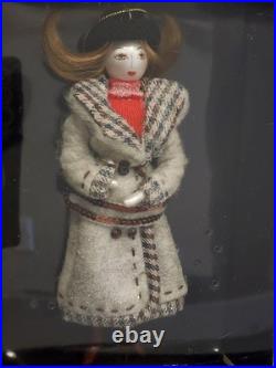 Ladies With Elegance Collection Glass Ornament NIBLOT OF 5! L@@K