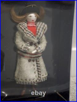 Ladies With Elegance Collection Glass Ornament NIBLOT OF 5! L@@K