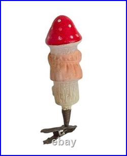 Lauscha Handcrafted Glass Gnome Circa 1920 Christmas Ornament 12 cm (18438)