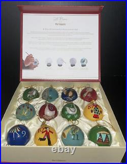 Li Bien Pier 1 Imports 12 Days Of Christmas Ornaments Hand Painted Handblown