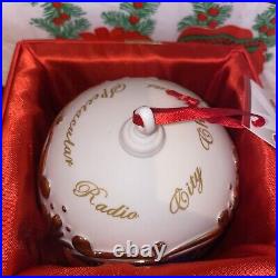 Limited Edition 2005 Christmas Spectacular Radio City Rockettes White Ornament