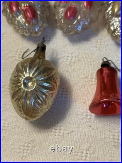 Lot 10 Vintage 1920s/30s Blown Mercury Glass Ornaments Germany Basket Acorn Lot 10 Vintage 1920s/30s Blown Mercury Glass Ornaments Germany Basket Acorn