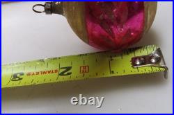 Lot Antique VTG 1900s Glass Pictured Indent BALL DROP Christmas Ornament Germany