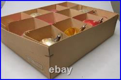 Lot Antique VTG 1900s Glass Pictured Indent BALL DROP Christmas Ornament Germany