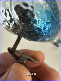 Lot Of Rare Vintage Bird Christmas Tree Glass Ornaments Italian