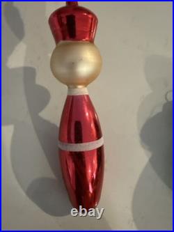 Lot Of Rare Vintage De Carlini Blown Glass Christmas Tree Ornaments Italian