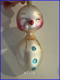 Lot Of Rare Vintage De Carlini Blown Glass Christmas Tree Ornaments Italian