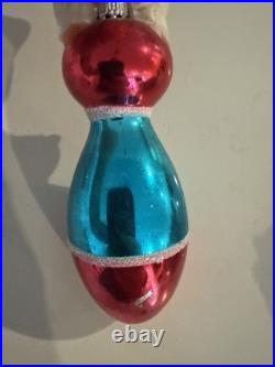 Lot Of Rare Vintage De Carlini Blown Glass Christmas Tree Ornaments Italian