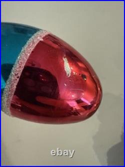 Lot Of Rare Vintage De Carlini Blown Glass Christmas Tree Ornaments Italian