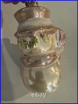 Lot Of Rare Vintage De Carlini Blown Glass Christmas Tree Ornaments Italian