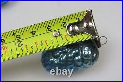Lot VTG Blown Glass Feather Tree BERRY PINE CONES Christmas Ornaments Japan