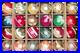 Lot-VTG-Glass-Assorted-Mica-Pictured-Striped-BALL-Christmas-Ornament-Corning-US-01-lkp