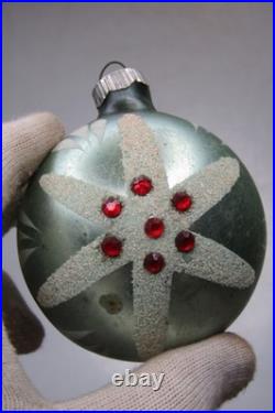 Lot VTG Glass Assorted Mica Pictured Striped BALL Christmas Ornament Corning US Lot VTG Glass Assorted Mica Pictured Striped BALL Christmas Ornament Corning US