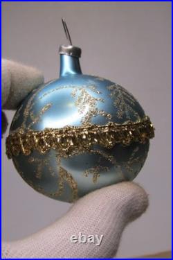 Lot VTG Glass Assorted Pictured Glittered BALL Christmas Ornaments Shiny Brite
