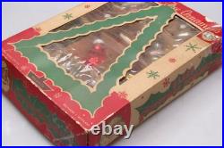 Lot VTG Glass Assorted TORNADO LANTERN Striped Christmas Ornament Shiny Brite