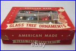 Lot VTG Glass BELL GRAPE BARREL TORNADO Indent Christmas Ornament Corning CHOOSE
