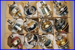 Lot VTG Glass Indent Assorted LANTERN BELL TORNADO Christmas Ornament Premier