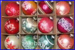 Lot VTG Glass MUSHROOM DOVE WISEMEN Pictured BALL Christmas Ornament Shiny Brite