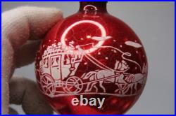 Lot VTG Glass MUSHROOM DOVE WISEMEN Pictured BALL Christmas Ornament Shiny Brite