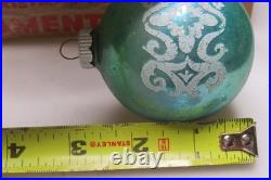 Lot VTG Glass MUSHROOM DOVE WISEMEN Pictured BALL Christmas Ornament Shiny Brite