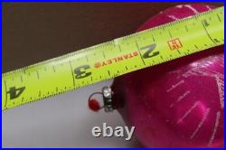 Lot VTG Glass Mica Stencil Pictured STAR FLOWER BALL Christmas Ornament Japan