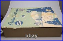 Lot VTG Glass Mica Stencil Pictured STAR FLOWER BALL Christmas Ornament Japan