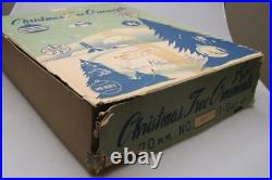 Lot VTG Glass Mica Stencil Pictured STAR FLOWER BALL Christmas Ornament Japan