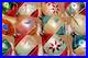 Lot-VTG-Glass-Picture-BIRD-INSECT-BELL-BOW-DROP-Christmas-Ornament-Poland-CHOOSE-01-fn