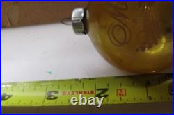 Lot VTG Glass Pictured CARRIAGE TRAIN SUN LANTERN MERRY BALL Christmas Ornaments