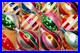 Lot-VTG-Glass-Pictured-Harlequin-Mica-Stripe-BALL-DROP-Christmas-Ornament-Poland-01-js
