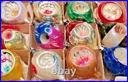 Lot VTG Glass Pictured Indent DROP Christmas Ornaments Poland Lot VTG Glass Pictured Indent DROP Christmas Ornaments Poland
