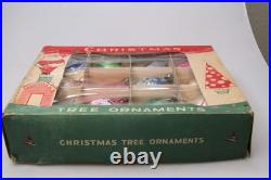 Lot VTG Glass Pictured SNOWMAN BELL BALL DROP Christmas Ornaments Poland CHOOSE