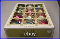 Lot VTG Glass Pictured Stencil Mica Gradient BALL Christmas Ornament Shiny Brite Lot VTG Glass Pictured Stencil Mica Gradient BALL Christmas Ornament Shiny Brite