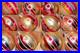 Lot-VTG-Glass-Striped-HARLEQUIN-Glitter-BALL-Christmas-Ornaments-Fantasia-Poland-01-gm