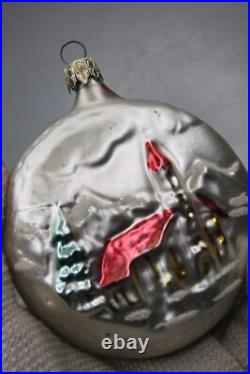 Lot VTG Modern Glass Figurine SANTA NATIVITY PIGGY BEAR BIRD Christmas Ornaments