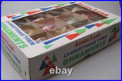 Lot VTG Pictured Glass Indent BIRD FLOWER DROP BALL Christmas Ornaments Poland Lot VTG Pictured Glass Indent BIRD FLOWER DROP BALL Christmas Ornaments Poland