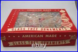 Lot VTG Unsilvered Glass Indent DROP RAILROAD BELL Christmas Ornament Premier