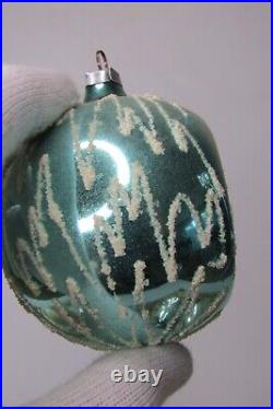 Lot Vintage Glass Assorted Indent BALL DROP BELL Mica Christmas Ornament Germany Lot Vintage Glass Assorted Indent BALL DROP BELL Mica Christmas Ornament Germany