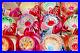 Lot-Vintage-Glass-Indent-Pictured-Flower-Drop-Christmas-Ornament-Fantasia-Poland-01-vfz