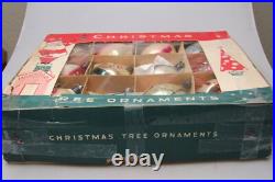 Lot Vintage Glass Stencil Pictured Assorted Large DROP Christmas Ornament Poland Lot Vintage Glass Stencil Pictured Assorted Large DROP Christmas Ornament Poland