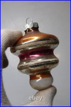 Lot Vintage Glass TORNADO INDENT Mica Ball DROP Christmas Ornament Shiny Brite Lot Vintage Glass TORNADO INDENT Mica Ball DROP Christmas Ornament Shiny Brite