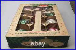 Lot Vintage Glass TORNADO INDENT Mica Ball DROP Christmas Ornament Shiny Brite Lot Vintage Glass TORNADO INDENT Mica Ball DROP Christmas Ornament Shiny Brite