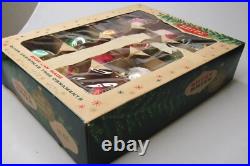 Lot Vintage Glass TORNADO INDENT Mica Ball DROP Christmas Ornament Shiny Brite Lot Vintage Glass TORNADO INDENT Mica Ball DROP Christmas Ornament Shiny Brite