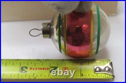 Lot Vintage Pictured Dotted Glass BALL DROP Christmas Ornament Paragon US Lot Vintage Pictured Dotted Glass BALL DROP Christmas Ornament Paragon US