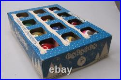 Lot Vintage Pictured Dotted Glass BALL DROP Christmas Ornament Paragon US Lot Vintage Pictured Dotted Glass BALL DROP Christmas Ornament Paragon US