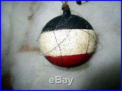 Lot antique Christmas tree glass ornaments/I world war -Imperior Wilhelm II
