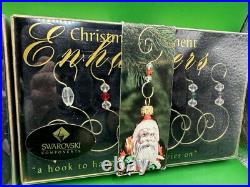 Lot of 2 JP Brown Ornament Enhancers with Crystals in Box NIB (011)