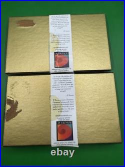 Lot of 2 JP Brown Ornament Enhancers with Crystals in Box NIB (011)
