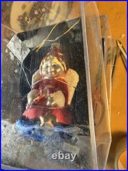Lot of 6 Fabulous Home Holiday Glass Ornaments MINT IN BOX Complete Set