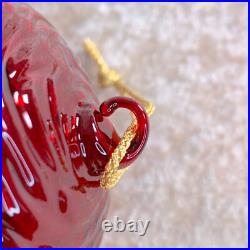 Louis Vuitton Christmas Ornament Glass Ball Set of 3 Rare VIP Gift with Case